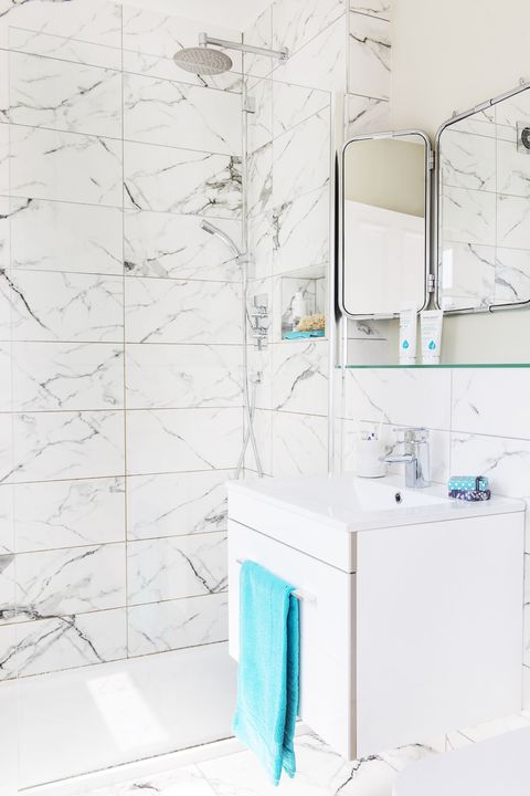 marble shower