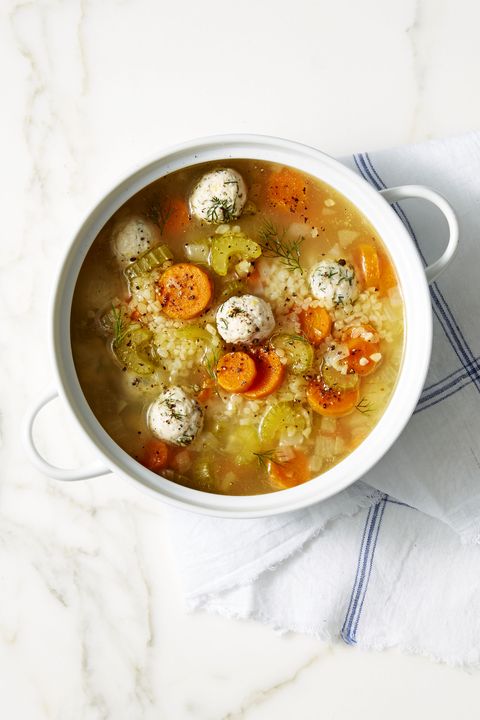 lemon dill chicken meatball soup