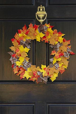 Fall Wreaths - Leaf It There Wreath