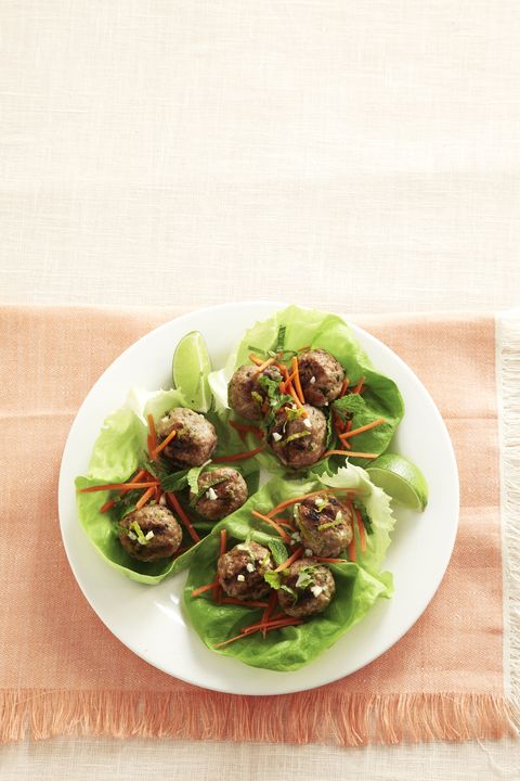 meatball lettuce wraps