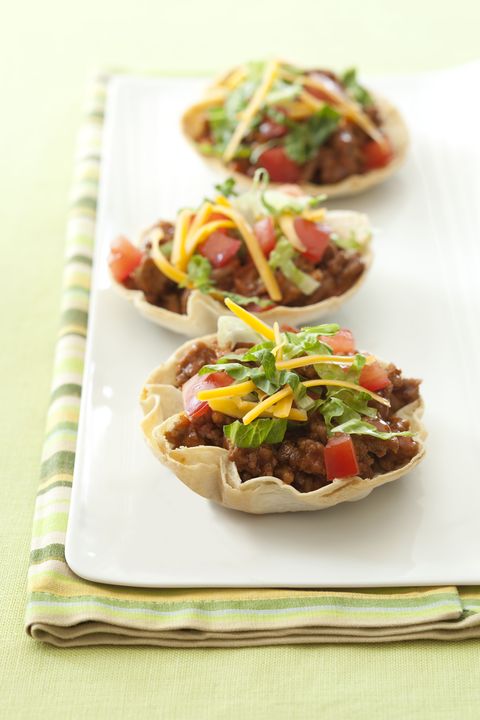 ground turkey recipes  turkey taco cups