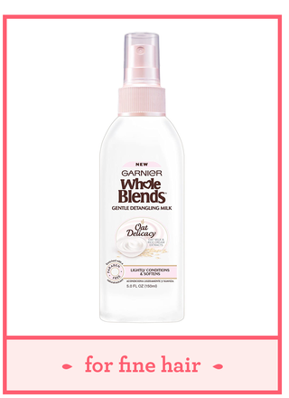 garnier whole blends gentle detangling hair milk oat delicacy