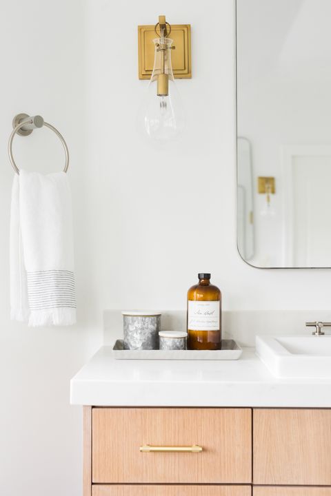 small bathroom storage ideas - bathroom tray