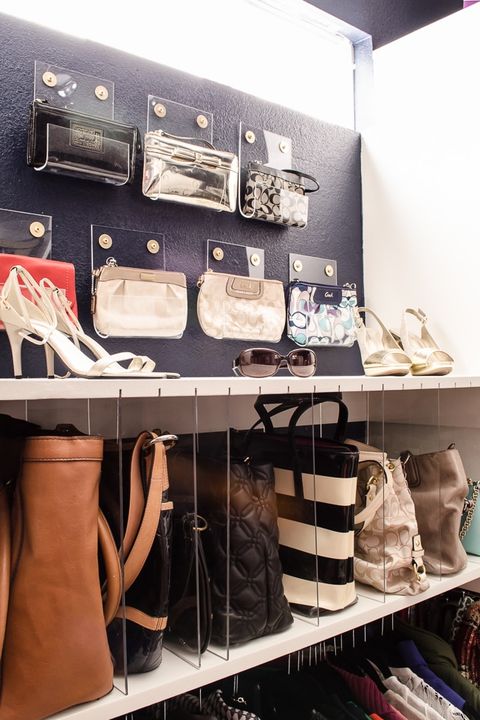 Closet Organizer Ideas - purse organizers