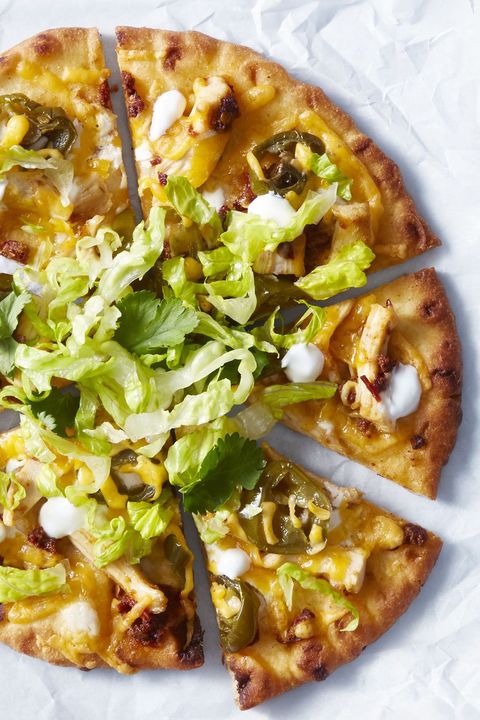 rotisserie chicken recipes   taco pizzas