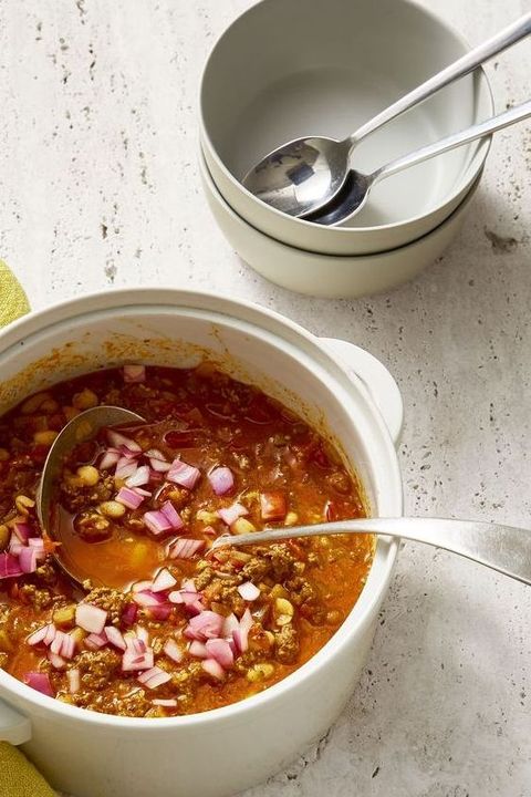 hearty beef and bean chili