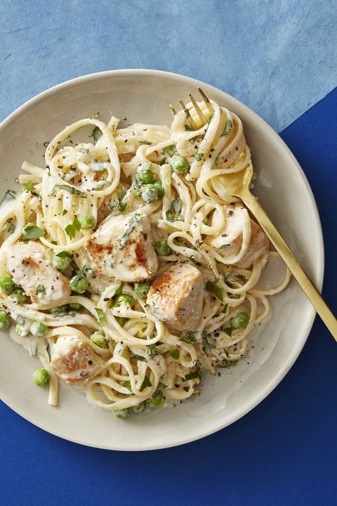 kids dinner ideas  creamy lemon chicken pasta