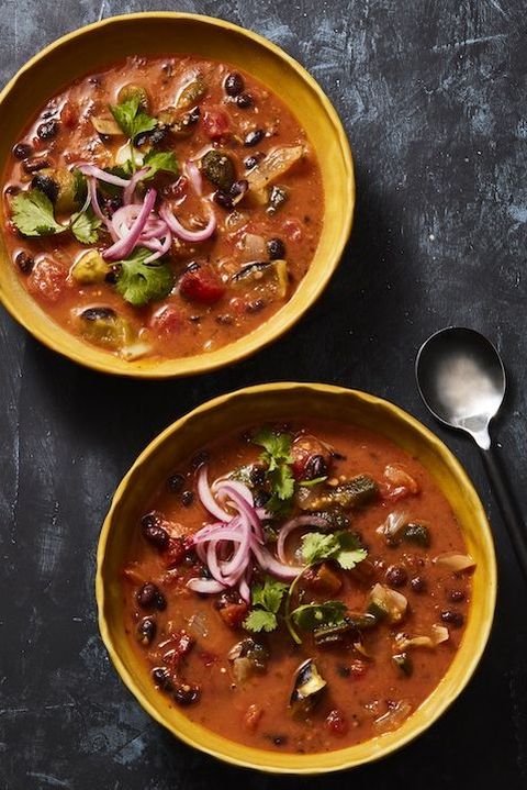 fiery black bean soup