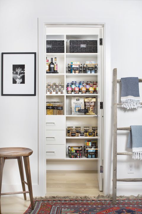 pantry organization ideas - tiered shelves