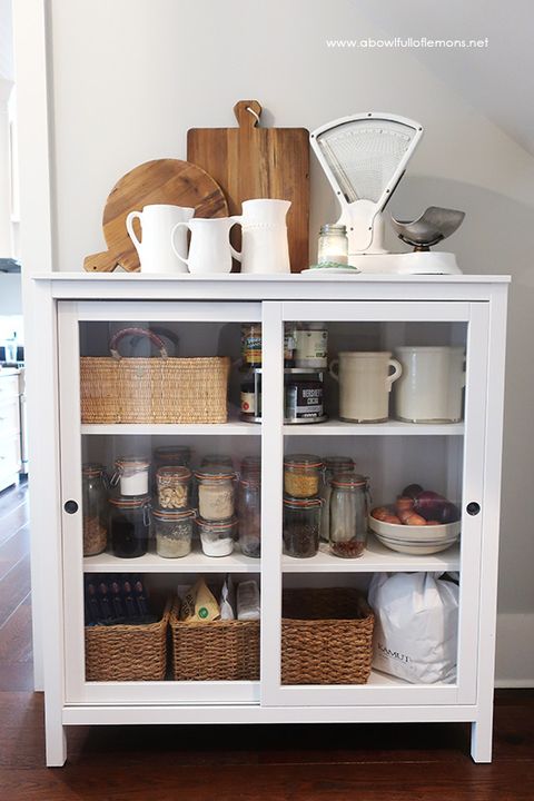 pantry organization ideas - cabinet