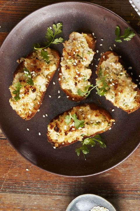 gingery shrimp toasts