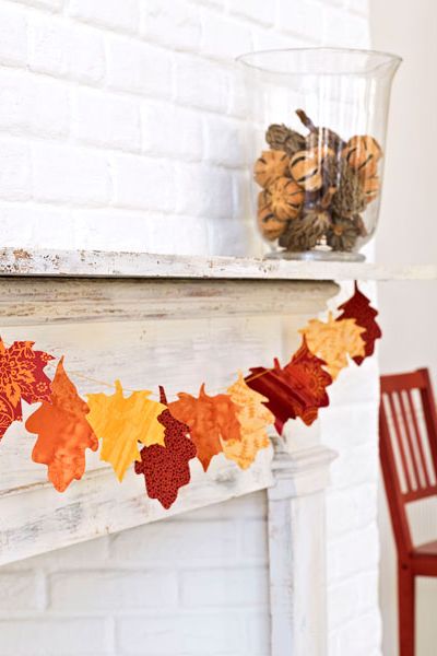 Fall Crafts Leaf Garland