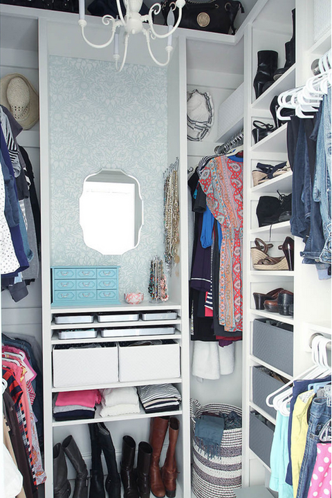 Closet Organizer Ideas - Mirror