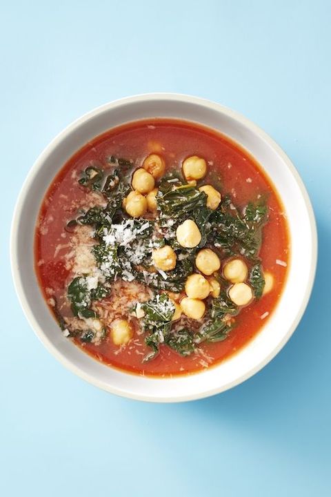 fall soups   chickpea and kale soup