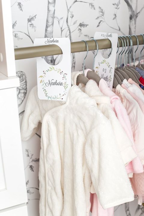 closet organization ideas - baby closet dividers