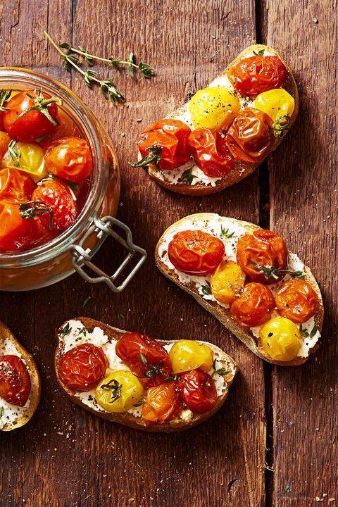 cherry tomato confit    4th of july appetizers