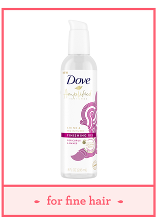 dove amplified textures shine  moisture finishing gel